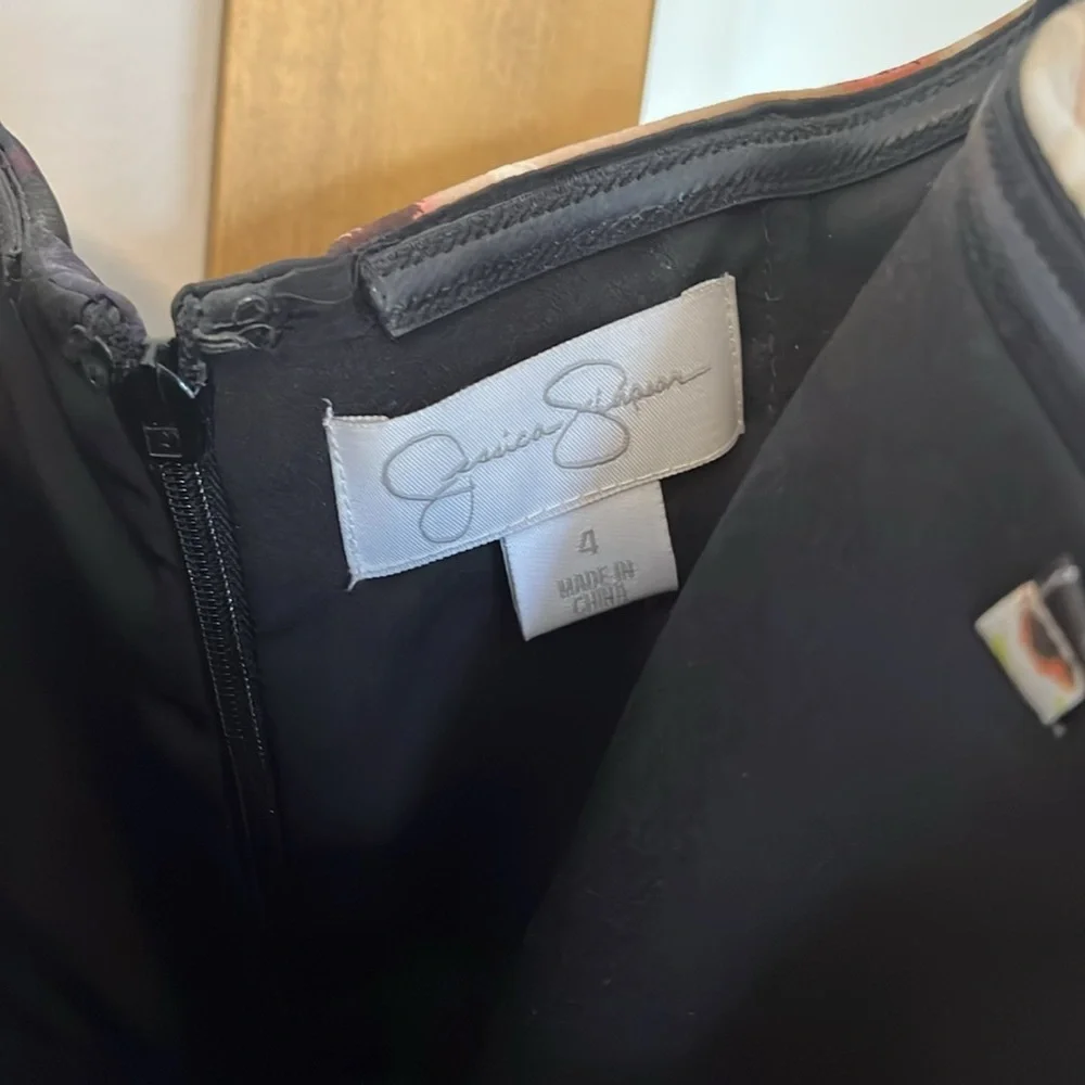 Jessica Simpson cocktail dress with belt size 4 - Picture 3 of 5